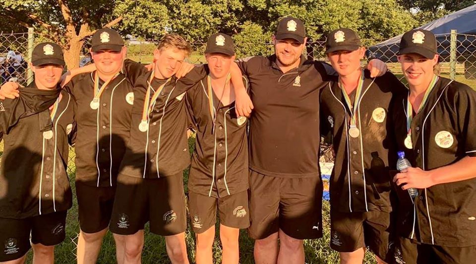 At the end of 2019, the KwaZulu-Natal under-17 team, under coach and Westville teacher Warren Hitchings (third from right) won silver at the National Summer Games. The team included six Westville boys: Troy Botha, Craig Reid, Kian Garnham, Joel Wadsworth, Ethan Shirley and Taine Scott. (Photo: https://www.facebook.com/westvilleboyshighschool/)