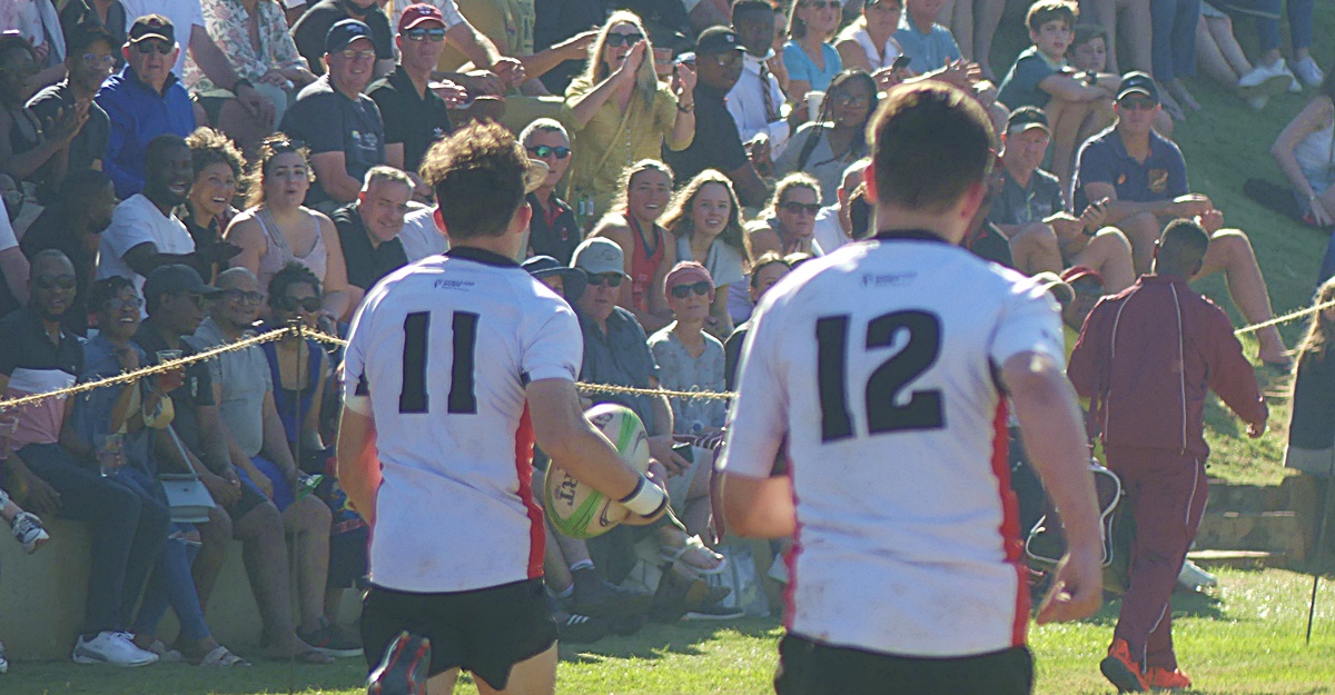 Clifton's Mackenzie Haygarth intercept try snuffed out a potential second try for Kearsney and levelled the contest. (Photo: Brad Morgan)