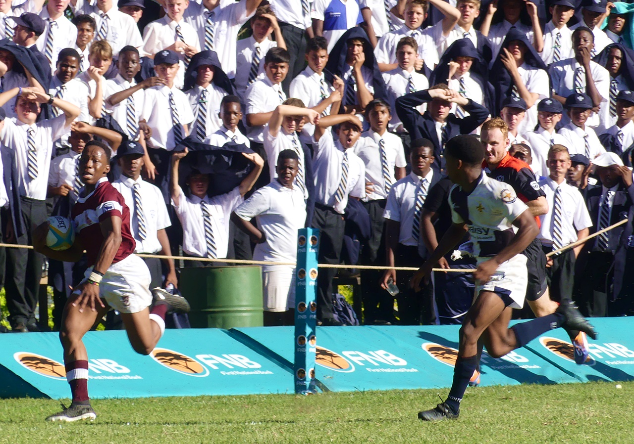 Winger Ayabonga Mngaza proved a handful for the Northwood defence with his pace and evasive running.