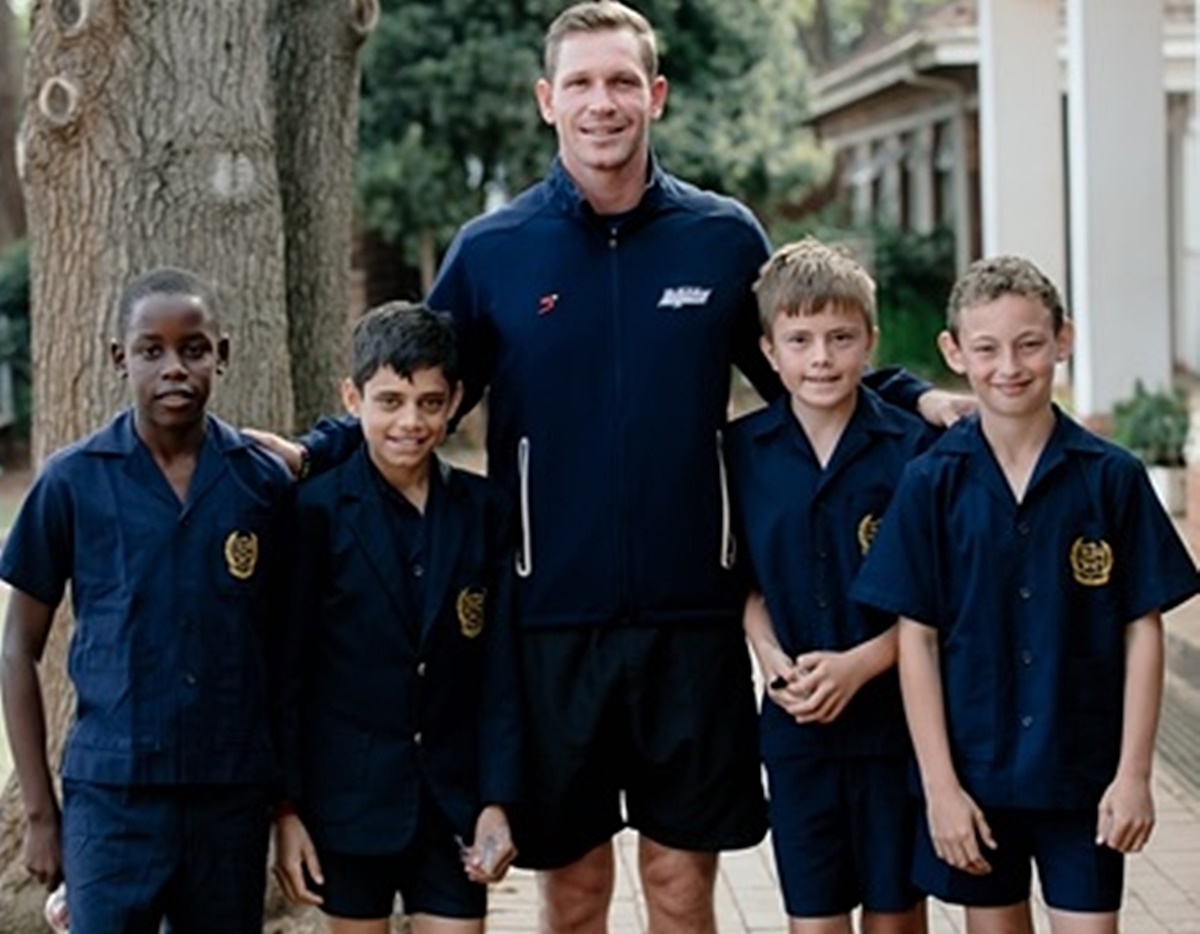 Sarel remains a faithful supporter of Saint Charles and an inspiration to the boys of the school.