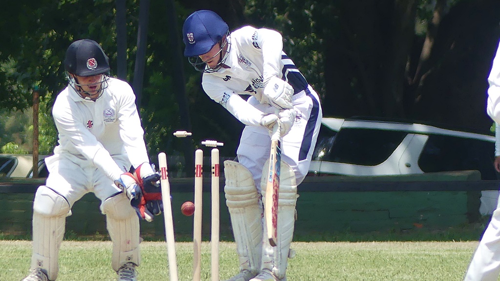 Maritzburg College's strong effort in the field was reflected in the fact that four Westville batsmen were clean bowled. (Photo: Brad Morgan)