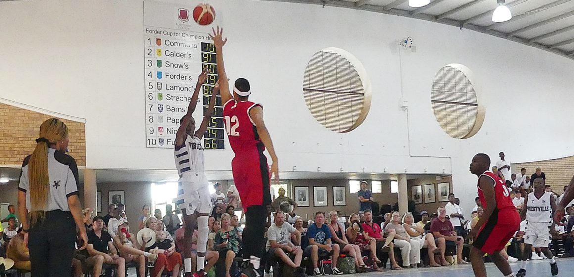 Maritzburg College 91-69 Westville Boys' High, Maritzburg College defeated Westville Boys' High 91-69 when they met in Pietermaritzburg on 21 January 2023. (Photo: Brad Morgan)