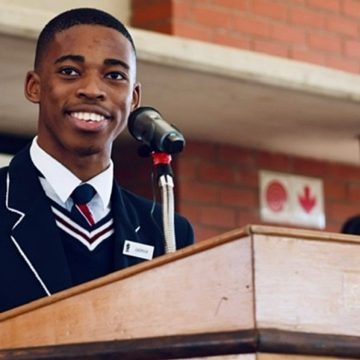 Westville Boys' High Head of School 2022, Thando Mzimela.