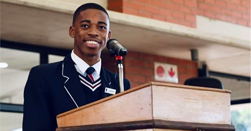 Westville Boys' High Head of School 2022, Thando Mzimela.