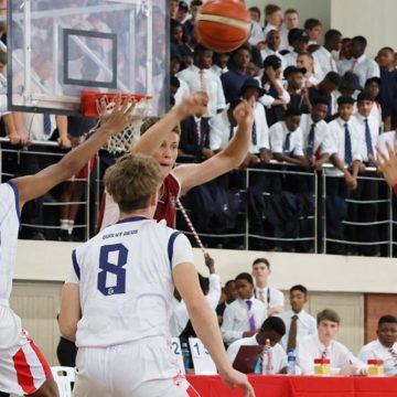 Michaelhouse's stifling defence helped them to a 62-41 victory over Kearsney College, Michaelhouse, 21 January 2023.