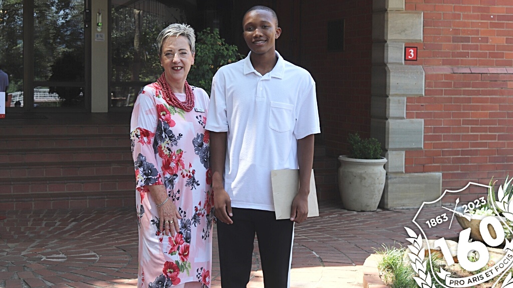 After posting a strong set of results, Deputy Head Prefect, Minenhle Ngubo, also celebrated the awarding of an Allen Gray Orbis Foundation Fellowship.