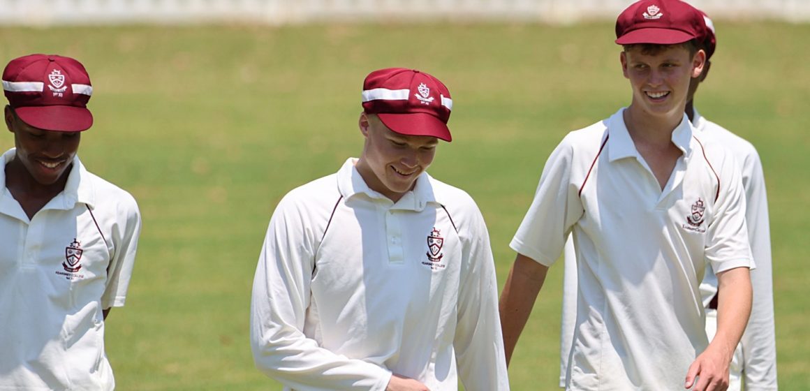 Satisfied, Kearsney exits the Roy Gathorne Oval after dismissing Michaelhouse for 137.