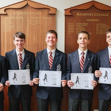 Kearsney College shone in the SA National Junior Olympiad, with the school's results including joint first place overall for Connor van Heerden.