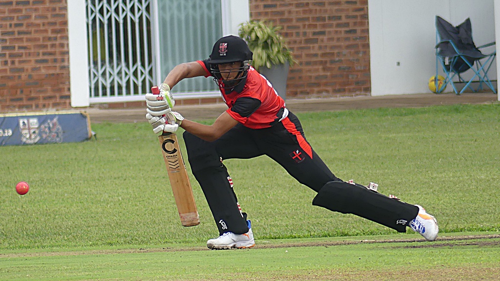 Callum Watson stood firm for Clifton, but around him the visiting side's batting collapsed, which led to Westville securing a comfortable 1st XI victory. (Photo: Brad Morgan)