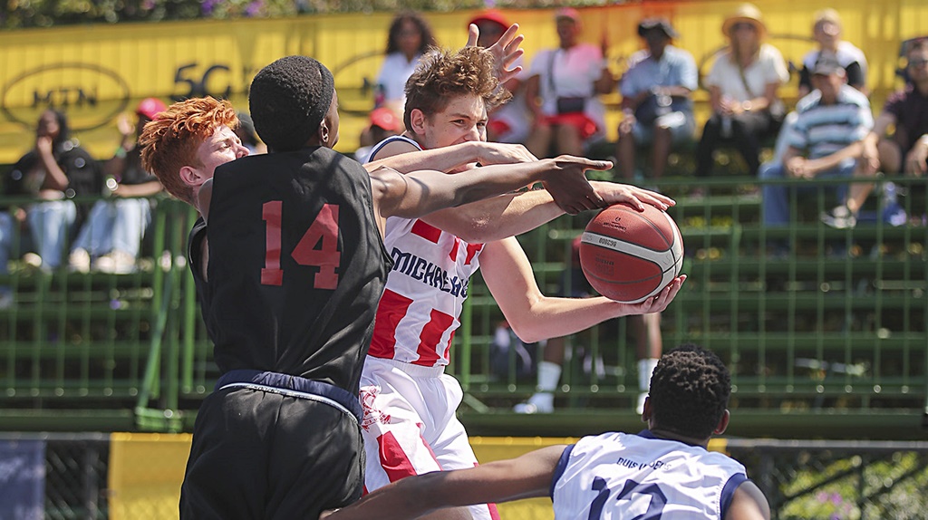 Two losses, both by two points, in their first three games set the Michaelhouse 1st team on the back foot for the rest of the Saint John's Basketball Tournament. Maritzburg College's under-15 side showed great spirit and that was reflected in their on-court success. (Photo: https://www.stjohnscollege.co.za/basketball/)