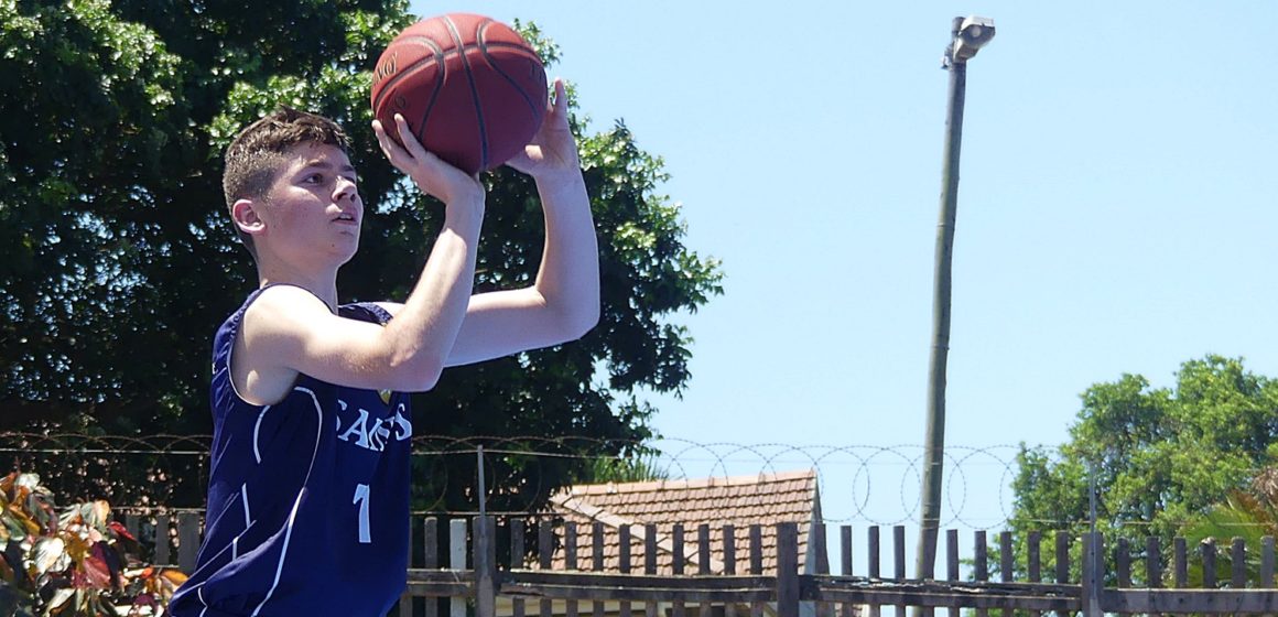 Basketball, Saint Charles 1st XI vs Northwood, 28 January 2023. (Photo: Brad Morgan)