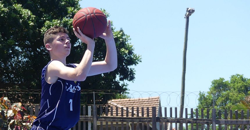 Basketball, Saint Charles 1st XI vs Northwood, 28 January 2023. (Photo: Brad Morgan)