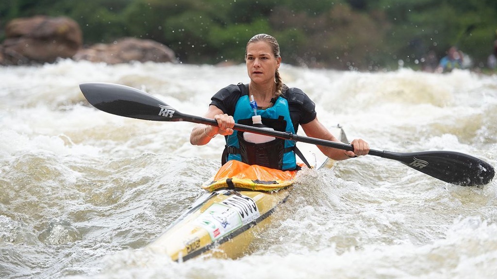 An Olympic bronze medal winner in the 500 metres sprint in 2012, College canoeing coach Bridgitte Hartley has also proved herself to be a formidable river marathon paddler. (Photo: https://dusi.co.za/)