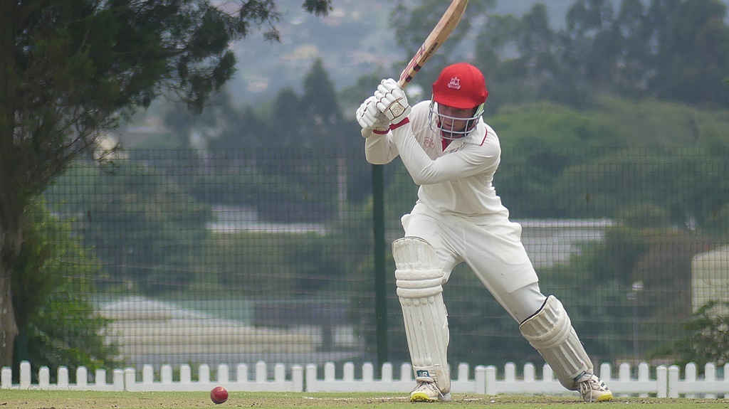 The Michaelhouse vs Northwood 1st XI match was rained out with Michaelhouse is some difficulties after being bowled out for 84. (Photo: Brad Morgan)