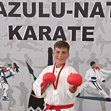 Northwood karateka Zak Vrey.