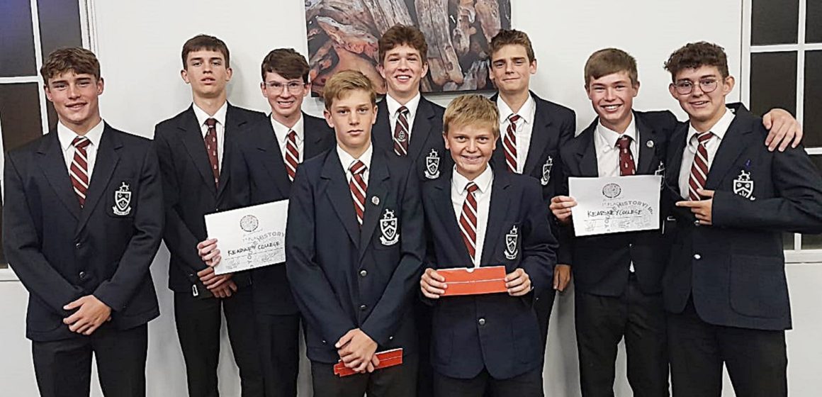 Kearsney College, winners of the annual Clifton "You're History" Quiz.