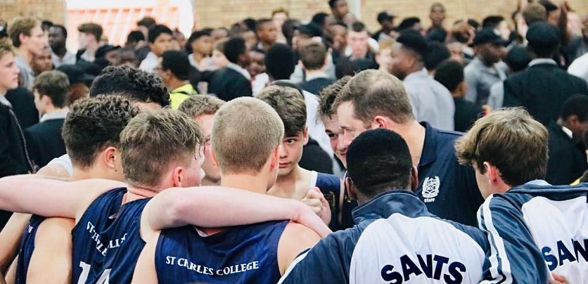 Basketball: Saint Charles College 1st 56-47 Maritzburg College 1st, 4 March 2023.