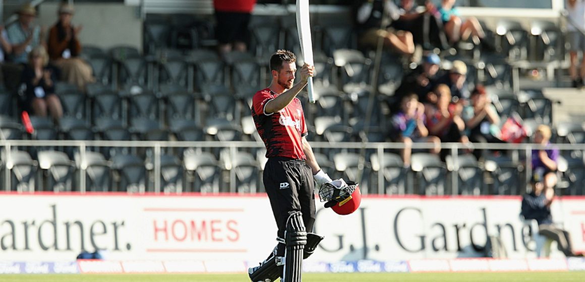 Canterbury top order batsman Chad Bowes, from Kearsney College's matric class of 2010.