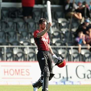 Canterbury top order batsman Chad Bowes, from Kearsney College's matric class of 2010.