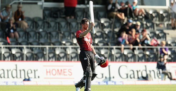 Canterbury top order batsman Chad Bowes, from Kearsney College's matric class of 2010.