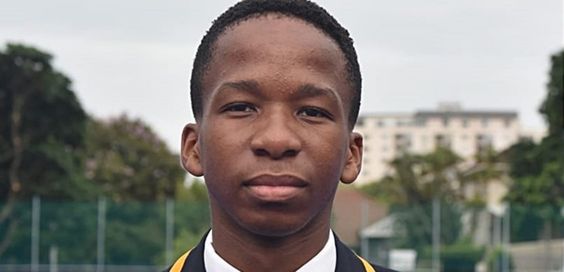 DHS matric learner Leruo Ditlhakanyane, who was selected for the 2023 South African under-21 hockey team.