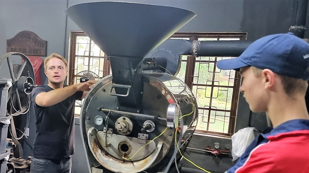 The Michaelhouse Barista Society learnt what it takes to produce great coffee at the Beaver Creek Coffee Estate and Roastery.