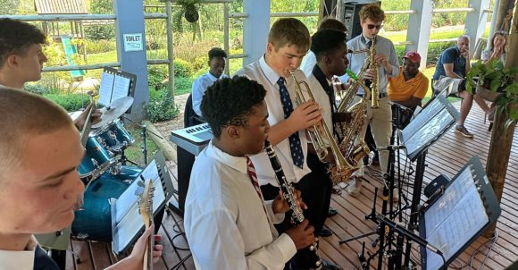 Michaelhouse Jazz Band at Mini Me Patisserie & Bistro, 5 March 2023.