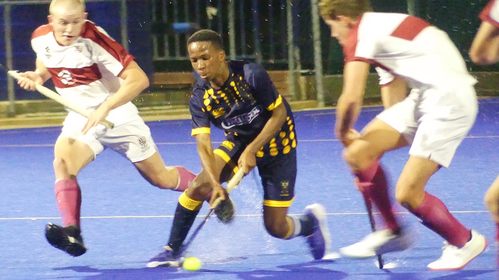 SA under-21 star and DHS captain Lerou Dithlakanyane played a pivotal role in his side's 2-0 win over Westville. (Photo: Brad Morgan)