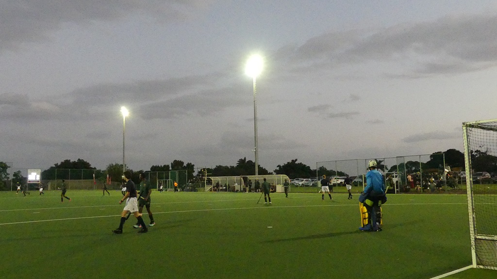 It was a beautiful Friday night scene, until the lights went out at the Three Schools Astro. (Photo: Brad Morgan)