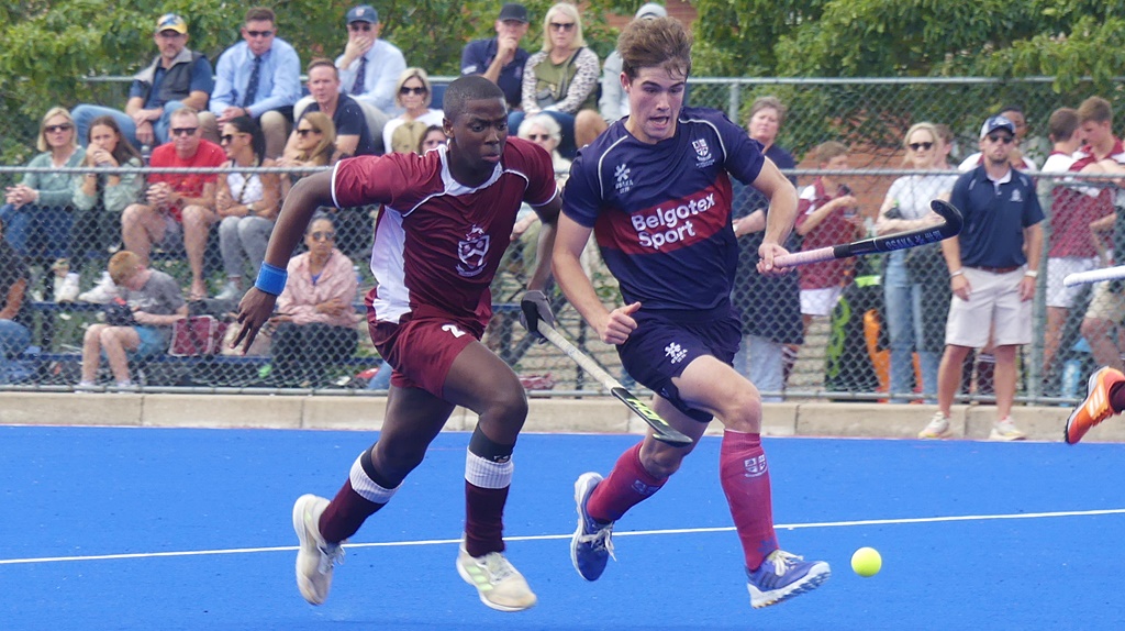 Caleb van Loenen had an excellent outing for Westville, with his hard work being rewarded with two goals. (Photo: Brad Morgan)