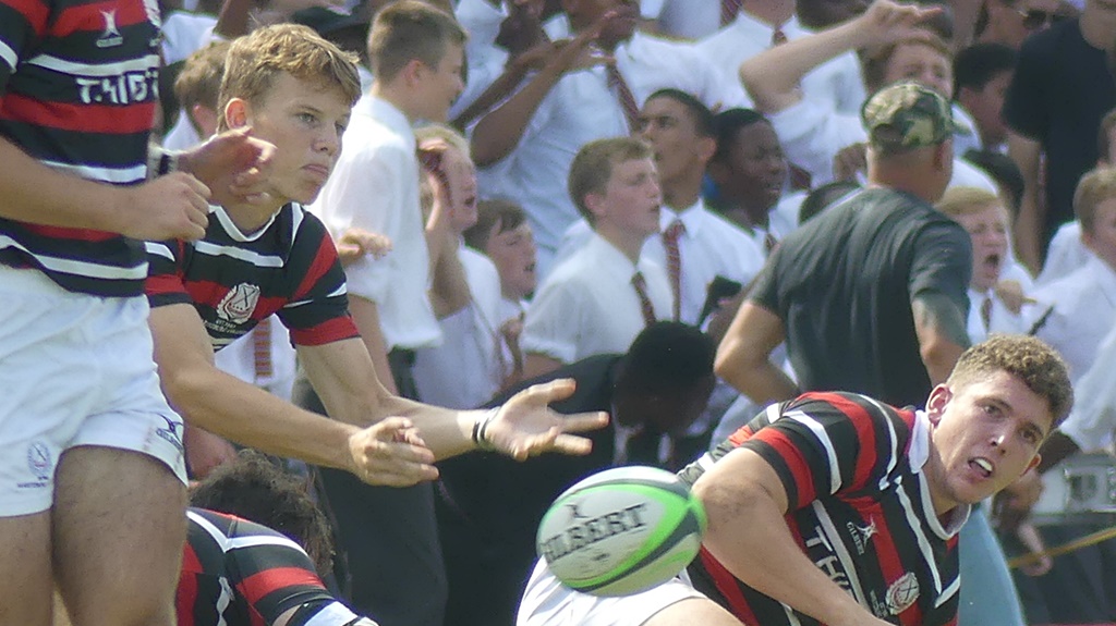 A spectacular solo try by Rhett Quin put an exclamation point on an outstanding showing from the Maritzburg College 1st XV. (Photo: Brad Morgan)