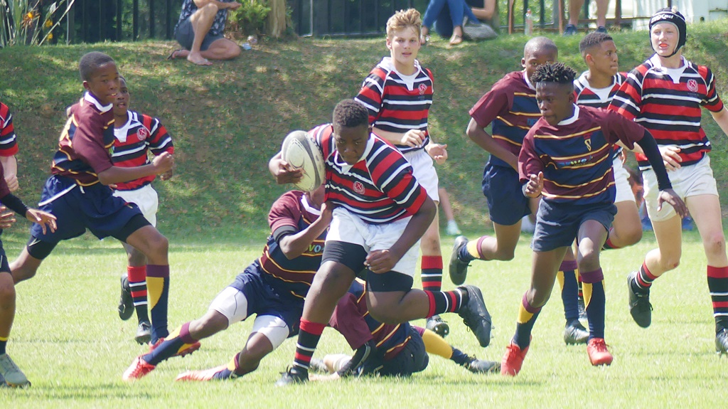 Maritzburg College took the game to Sasolburg on Snow's, with the forwards leading the charge. (Photo: Brad Morgan)