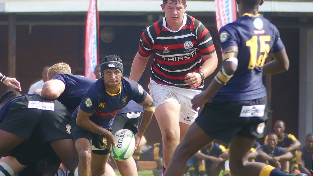 Scrumhalf Florenson Ockhuis was one of two DHS boys who ran out for KwaZulu-Natal in the under-17 Academy Week in 2022. (Photo: Brad Morgan)