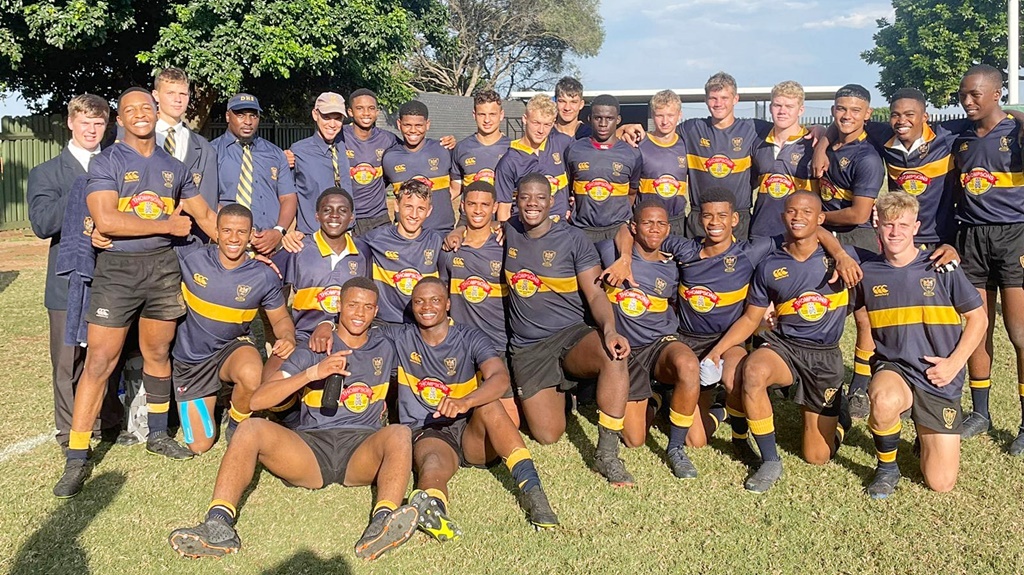 The DHS under-16 A rugby team was buzzing and full of smiles after a win over Volkskool Heidelberg. 