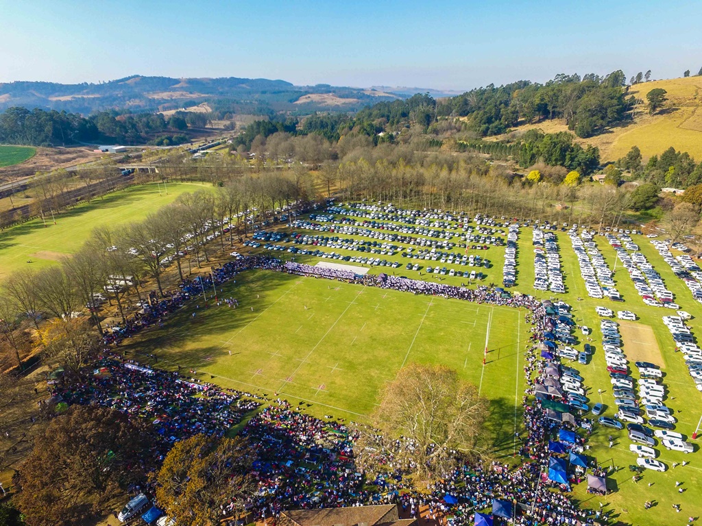 Meadows presents an awe-inspiring sight on the day of the Hilton vs Michaelhouse derby. 