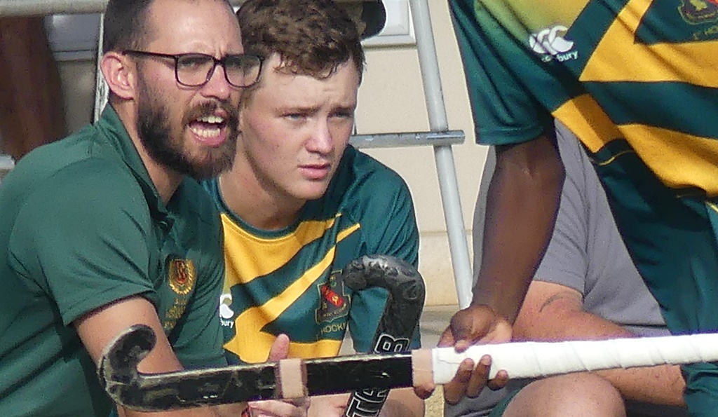 Glenwood High 1st XI hockey coach, Luke du Bruyn. (Photo: Brad Morgan)