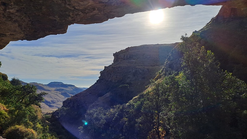 Breath-taking views down the valleys.