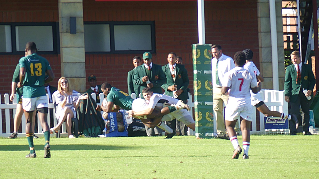 Zuki Tom's early second half try set Glenwood on the road to victory. (Photo: Brad Morgan)