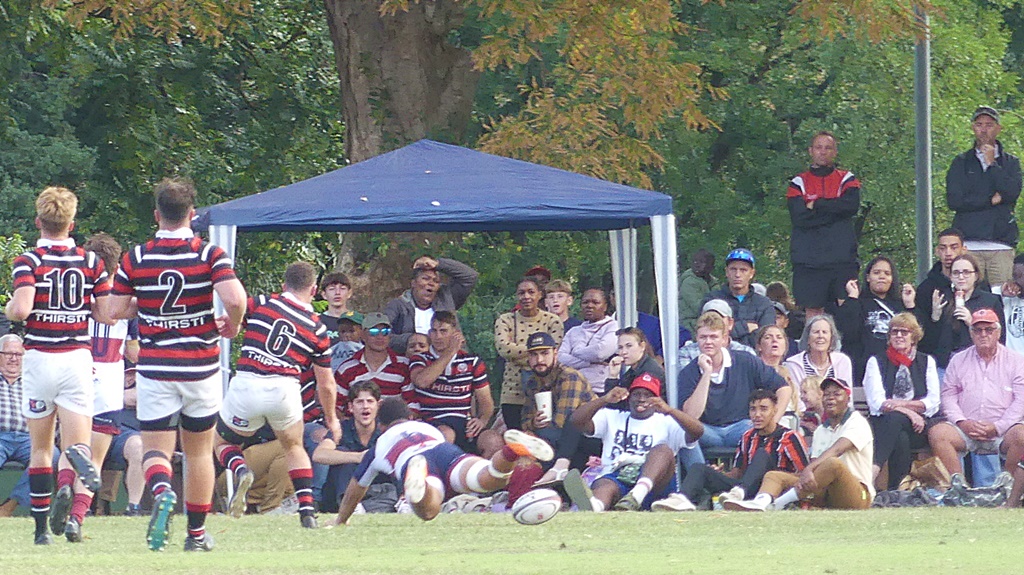 Flank Caleb Dreydon has shown a good nose for the try-line in 2023. He scored Westville's only try. (Photo: Brad Morgan)