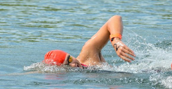 Clifton’s Damien Angel excels in the open water