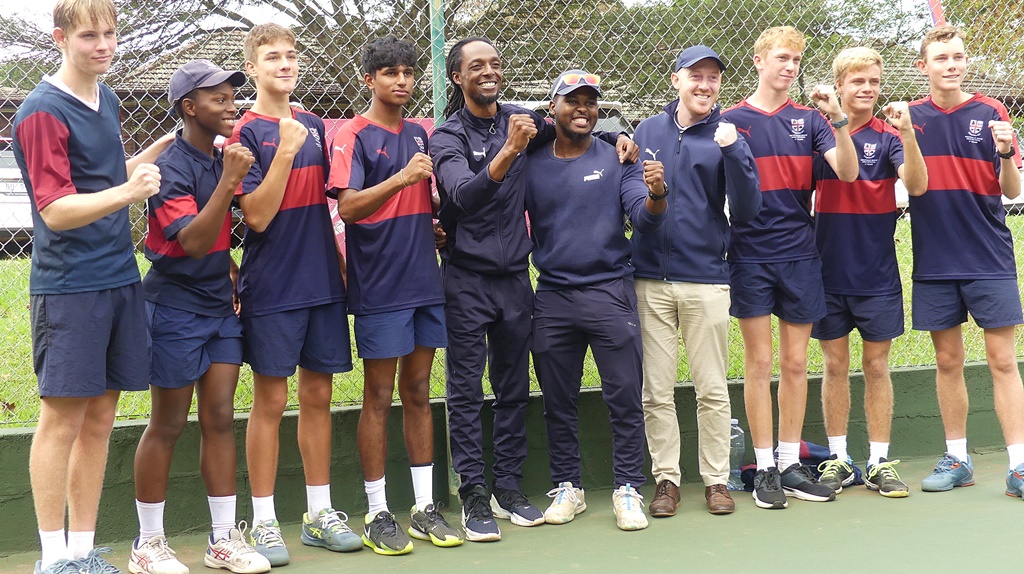 Westville Boys' High, champions of the 2023 Spar Kearsney Tennis Festival. (Photo: Brad Morgan)