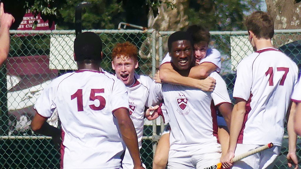 Ecstatic, Kearsney's 1st XI celebrated Asanda Nyawose's stunning strike. (Photo: Brad Morgan)