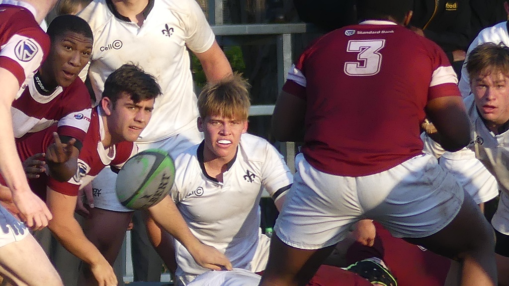 It was intense around the ruck and mauls as the two teams fought for superiority. (Photo: Brad Morgan)