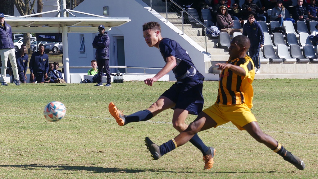 There was little to separate Saint Charles College and DHS, but the Durban boys sneaked a 1-0 victory in the quarterfinals of the Primo Big 10. (Photo: Brad Morgan)