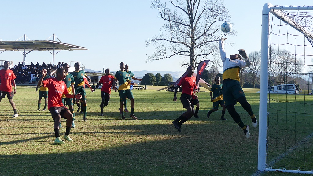 Goalkeeper of the Tournament, Sanela Mthembu, was a rock for Glenwood at the back and impressed with his excellent distribution, too. (Photo: Brad Morgan)