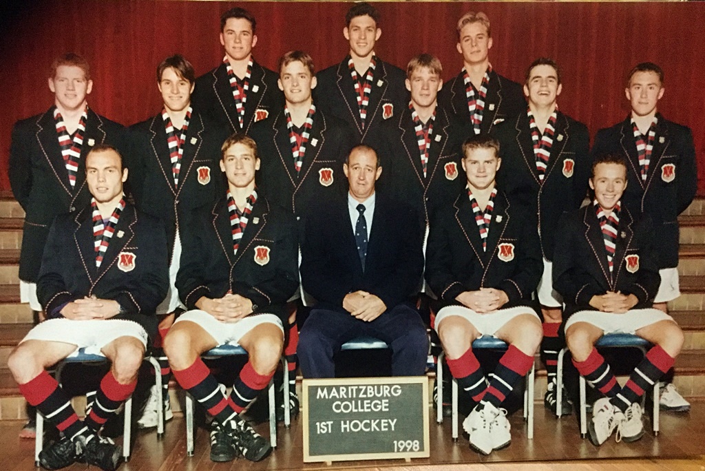 The 1998 Maritzburg College 1st team: an all-time great team with an all-time great coach.