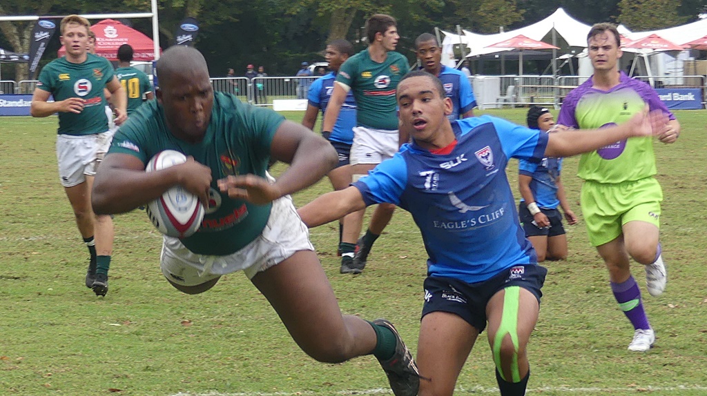 Glenwood's Lithemba Mfupi brings plenty to the game besides his power in the set pieces. (Photo: Brad Morgan)