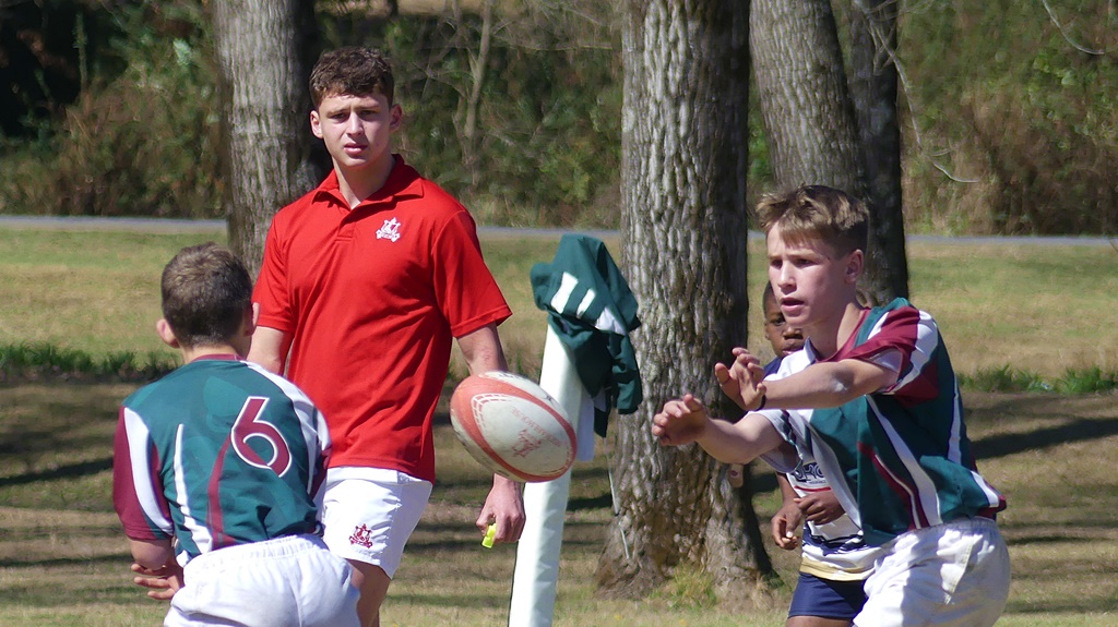 Michaelhouse's rugby players took the whistle for the festival's games. (Photo: Brad Morgan)