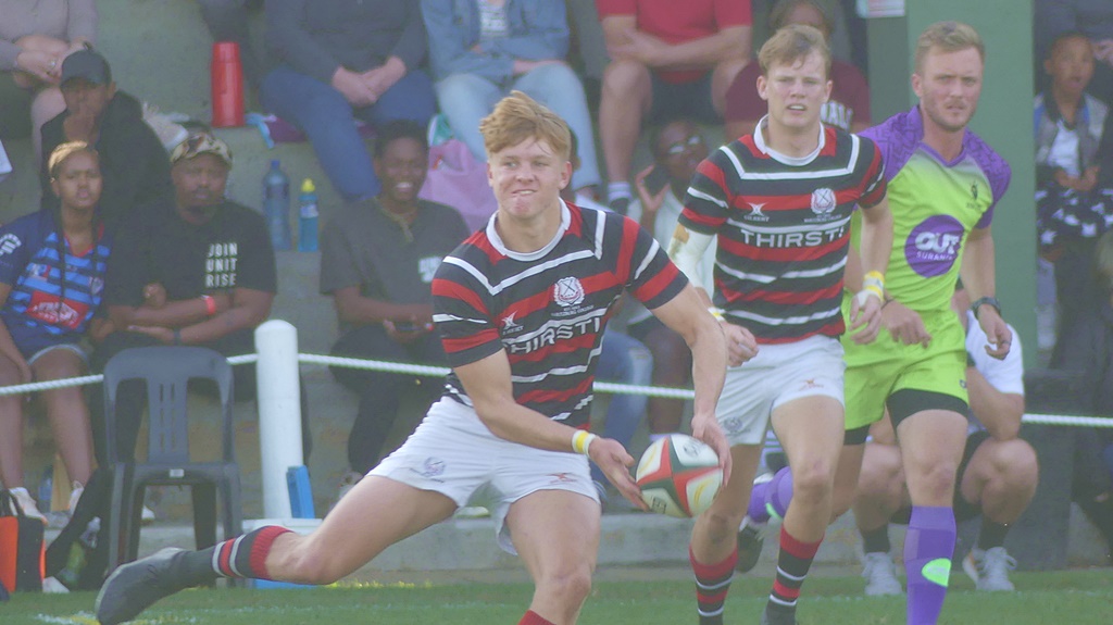 Maritzburg College flyhalf Luc Du Toit enjoyed an excellent day with the boot. It wasn't quite enough in the end, however. (Photo: Brad Morgan)