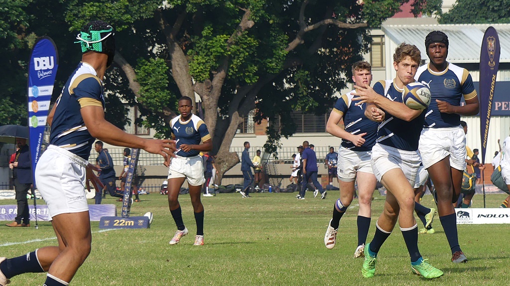 Saint Charles College has consistently produced some of the most eye-pleasing Sevens rugby of the 2023 season. (Photo: Brad Morgan)